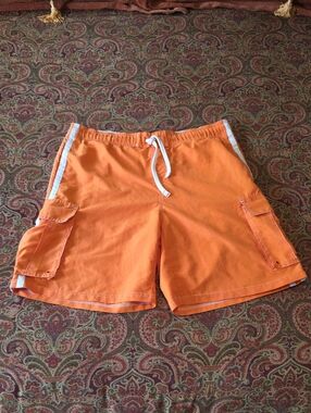 Men's Orange DBX Swim Trunks